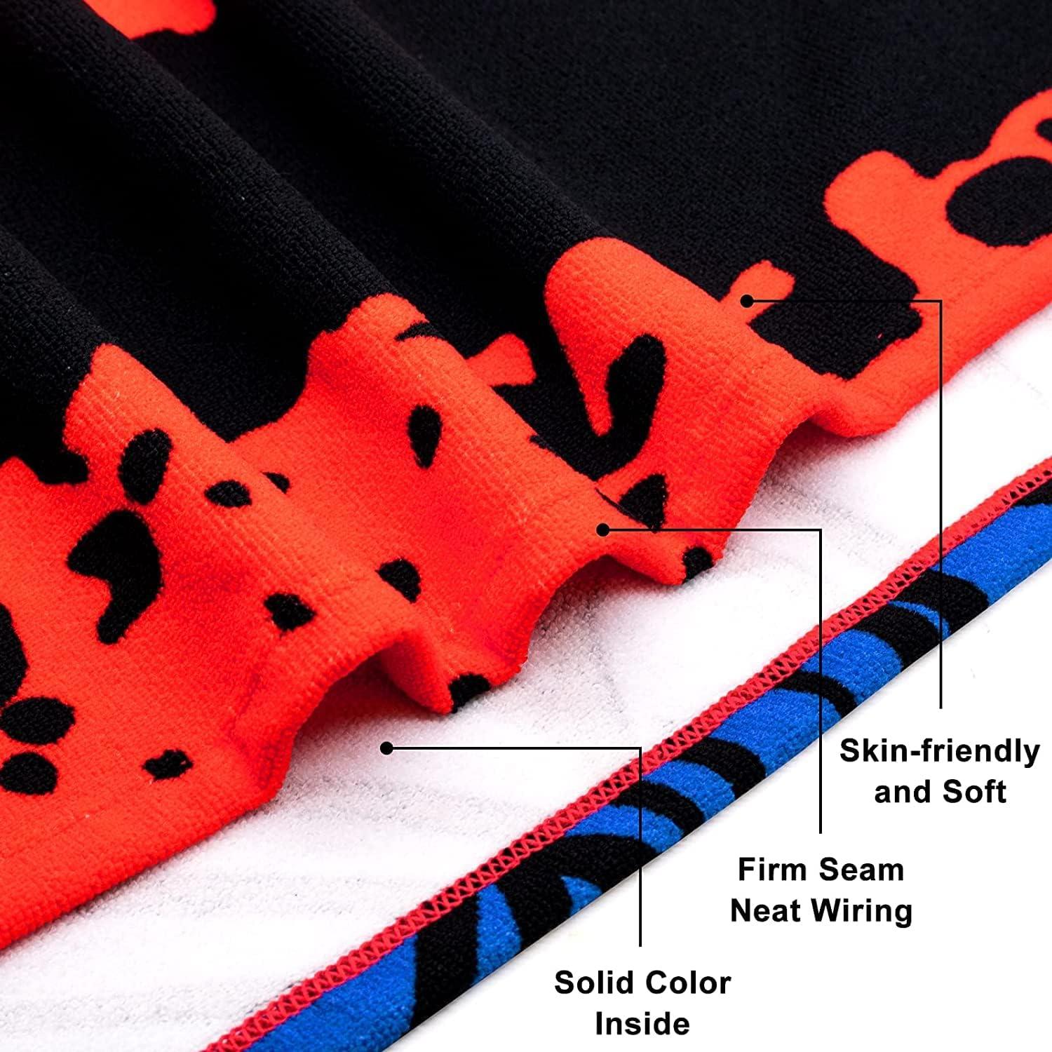 image:imageTouchat Beach Towel OversizedSuper Absorbent Sand Free Thick Microfiber Beach Towel Coconut and Orange 30x60Coconut and Orange