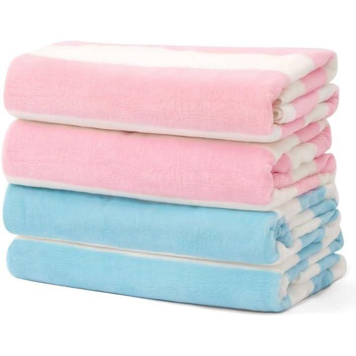 image:imageTouchat Beach Towel OversizedSuper Absorbent Sand Free Thick Microfiber Beach Towel Coconut and Orange 30x60Pink 2pack Blue 2pack