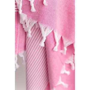 100% Coton Peshtemal, Pestemal, Turc Hammam Serviettes, Pareo, Fouta, Super Absorbant et Séchage Rapide Serviettes pour Hammam, Bain, Sport, Plage, 170X90 Cm